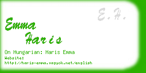 emma haris business card